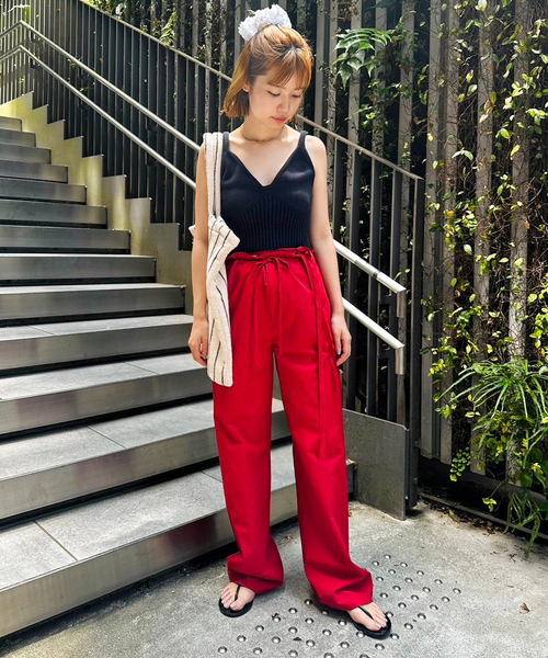 エディットフォールル editforlulu チノパン バイカラーラウンジパンツ（スウェットパンツ）｜EDIT.FOR LULU