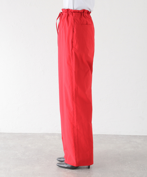 EDIT. FOR LULU(エディットフォールル)の「【VERSO/ヴェルソ】Strap Cotton Pants(その他パンツ・レディース・ホワイト/レッド・SMALL/MEDIUM)」の10枚目の写真