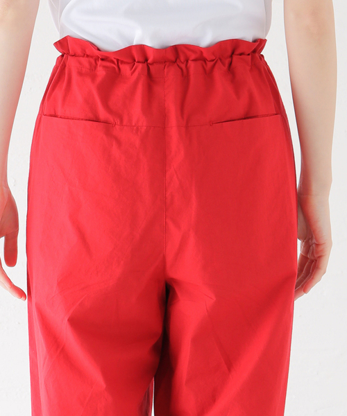 EDIT. FOR LULU(エディットフォールル)の「【VERSO/ヴェルソ】Strap Cotton Pants(その他パンツ・レディース・ホワイト/レッド・SMALL/MEDIUM)」の13枚目の写真