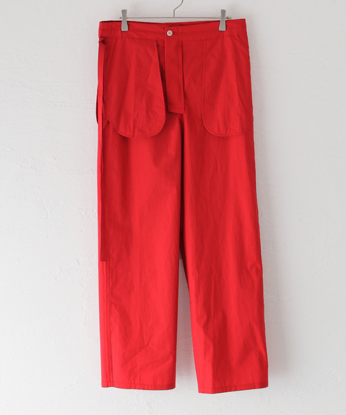 EDIT. FOR LULU(エディットフォールル)の「【VERSO/ヴェルソ】Strap Cotton Pants(その他パンツ・レディース・ホワイト/レッド・SMALL/MEDIUM)」の20枚目の写真