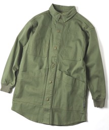 10ozストレッチ デニム/カツラ ギロングシャツ