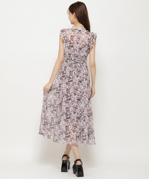 REDYAZEL（レディアゼル）の「水彩フラワープリントワンピース（ワンピース・レディース・ピンク/ブラウン/ブラック・SMALL/MEDIUM）」の11枚目の写真