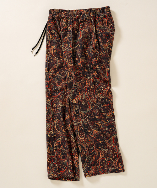 417 EDIFICE（フォーワンセブンエディフィス）の「プリントジャージーイージーパンツ（その他パンツ・メンズ・ベージュ/グリーン/Red/ブラック・MEDIUM/LARGE）」の4枚目の写真