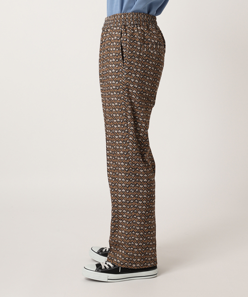 417 EDIFICE（フォーワンセブンエディフィス）の「プリントジャージーイージーパンツ（その他パンツ・メンズ・ベージュ/グリーン/Red/ブラック・MEDIUM/LARGE）」の12枚目の写真