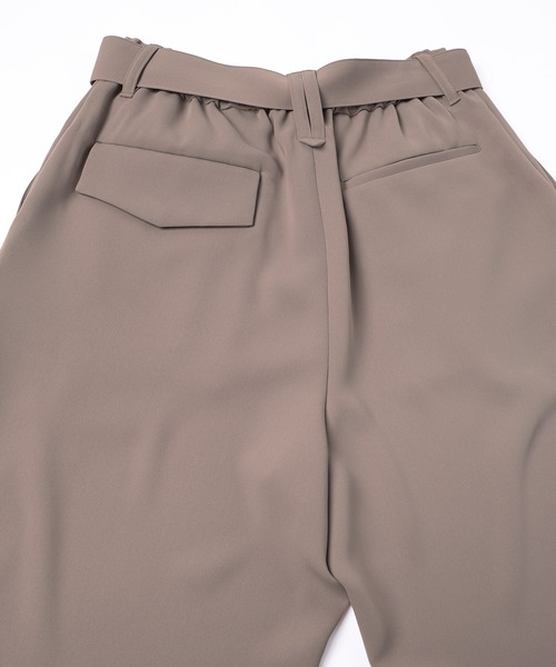 CULLNI（クルニ）の「24-AW-038 / Double Satin 2 Tuck Wide Pants