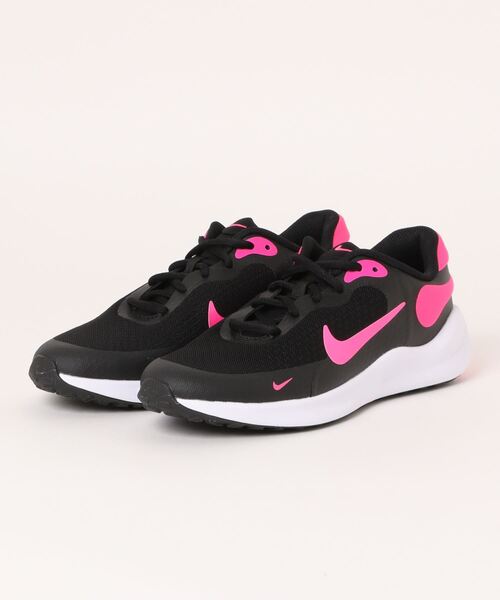 NIKE(ナイキ)の「【NIKE】ナイキ REVOLUTION 7 GS(レボリューション GS)FB7689(スニーカー・レディース・ライトブルー/ブルー/ブラック×ピンク/ブラック×ホワイト/ピンク系その他・25.0cm/24.5cm/24.0cm/23.0cm/22.5cm/23.5cm)」の3枚目の写真