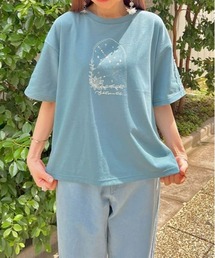 axes femme | 星空プリント吸水速乾Ｔシャツ(Tシャツ/カットソー)