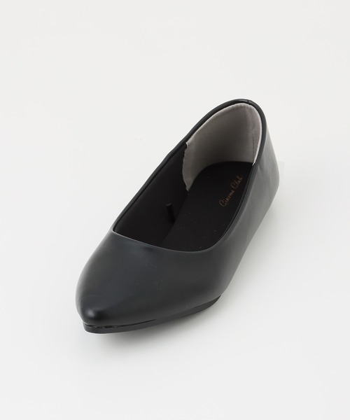 Honeys（ハニーズ）の「【はっ水】やわラク撥水ポインテッドパンプス（パンプス・レディース・シルバー/ブラック/ブラック系/チャコール/レッド/レオパード/ベージュ・22.5/23.0/23.5/24.0/24.5/25.0）」の8枚目の写真