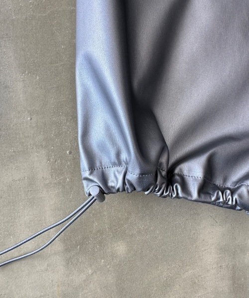 SHAGGIE（シャギー）の「レザールーズジョガーパンツ（その他パンツ・レディース・グレー/ブラック・FREE）」の14枚目の写真