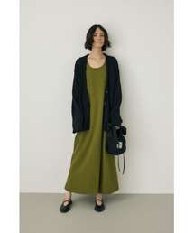 M_ | リサイクルポリエステル使用　後ろレースアップでシルエットの変化を楽しめるドレス(ワンピース)