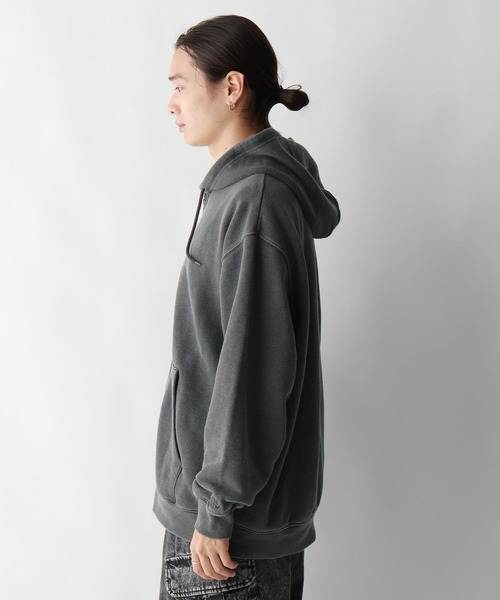 RAGEBLUE（レイジブルー）の「【SIGNAL SPORTS】ワンポイント刺繍/ピグメントダブルジップパーカー（パーカー・メンズ・アッシュグレー/グレー/オリーブ・MEDIUM/LARGE）」の17枚目の写真