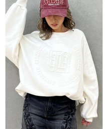 GYDA | GYGYロゴBIGエンボスプルオーバー(スウェット)