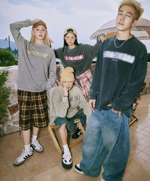 Good Riddance(グッドリダンス)の「【Lemanism】レトロウォッシュ加工 メタリックデザインロゴ 長袖Tシャツ ロンT(Tシャツ/カットソー・レディース・ブラック/グレー/ベージュ・M/L)」の14枚目の写真