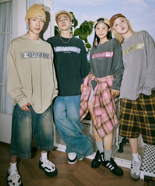 Good Riddance(グッドリダンス)の「【Lemanism】レトロウォッシュ加工 メタリックデザインロゴ 長袖Tシャツ ロンT(Tシャツ/カットソー・レディース・ブラック/グレー/ベージュ・M/L)」の20枚目の写真