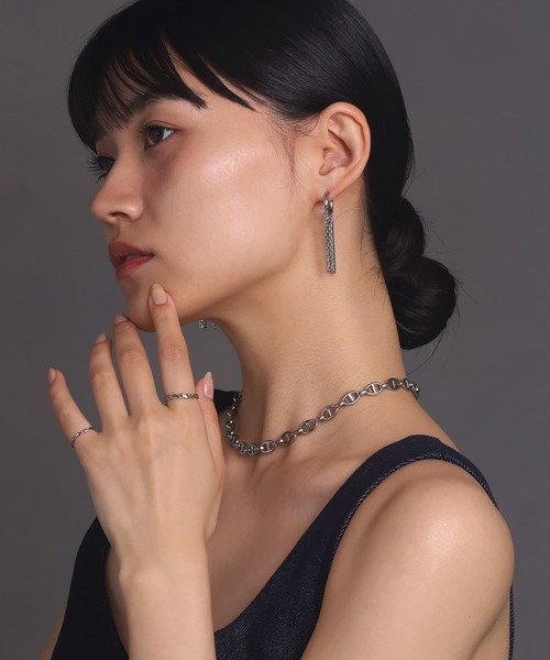 LHME（エルエイチエムイー）の「【WEB限定】“Moment”しゃらしゃらピアス/サージカルステンレス（金属アレルギー対応）【LHME / エルエイチエムイー】（ピアス（両耳用）・レディース・シルバー・ONE SIZE）」の9枚目の写真