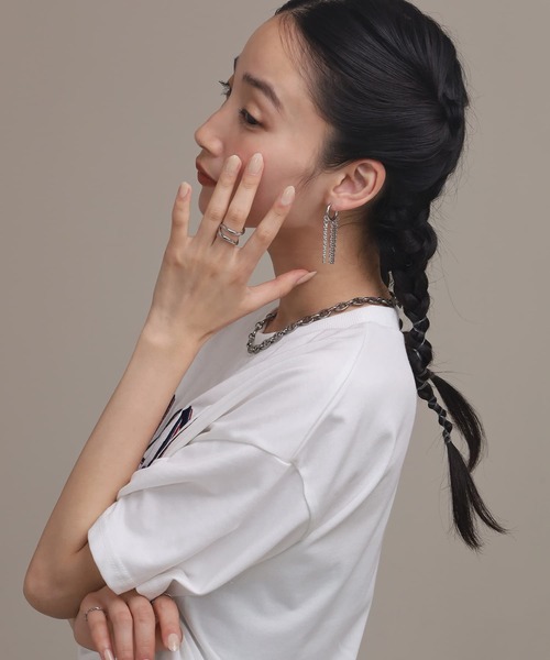 LHME（エルエイチエムイー）の「【WEB限定】“Moment”しゃらしゃらピアス/サージカルステンレス（金属アレルギー対応）【LHME / エルエイチエムイー】（ピアス（両耳用）・レディース・シルバー・ONE SIZE）」の18枚目の写真