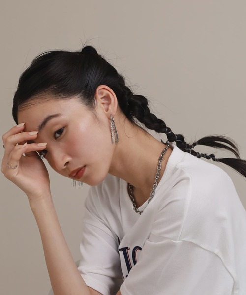 LHME（エルエイチエムイー）の「【WEB限定】“Moment”しゃらしゃらピアス/サージカルステンレス（金属アレルギー対応）【LHME / エルエイチエムイー】（ピアス（両耳用）・レディース・シルバー・ONE SIZE）」の19枚目の写真