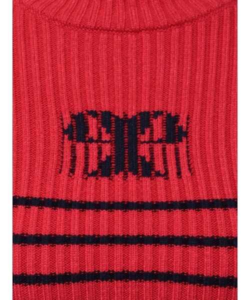 EMODA（エモダ）の「ハイネッククロップロゴニット（ニット/セーター・レディース・レッド/グレー/ブラック/アイボリー・FREE）」の15枚目の写真