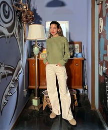 ROXY | FINLEY WORKER REGULA/ロキシーワーク風デニムパンツ(デニムパンツ)