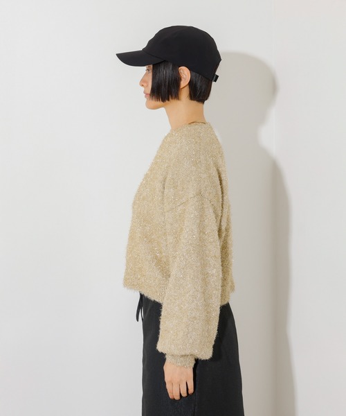 NOMINE（ノミネ）の「ラメシャギープルオーバー（ニット/セーター・レディース・ゴールド/ブロンズ/ブラック/ブルー・フリー）」の18枚目の写真