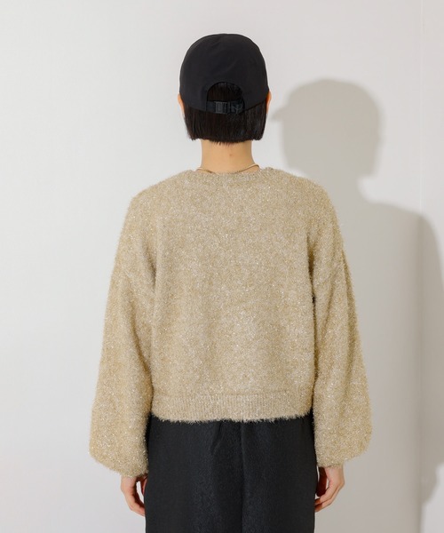 NOMINE（ノミネ）の「ラメシャギープルオーバー（ニット/セーター・レディース・ゴールド/ブロンズ/ブラック/ブルー・フリー）」の19枚目の写真