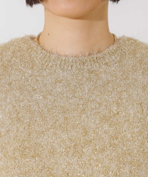 NOMINE（ノミネ）の「ラメシャギープルオーバー（ニット/セーター・レディース・ゴールド/ブロンズ/ブラック/ブルー・フリー）」の20枚目の写真