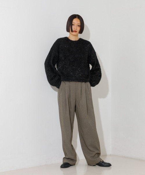 NOMINE（ノミネ）の「ラメシャギープルオーバー（ニット/セーター・レディース・ゴールド/ブロンズ/ブラック/ブルー・フリー）」の22枚目の写真