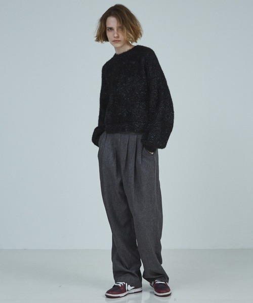 NOMINE（ノミネ）の「ラメシャギープルオーバー（ニット/セーター・レディース・ゴールド/ブロンズ/ブラック/ブルー・フリー）」の10枚目の写真