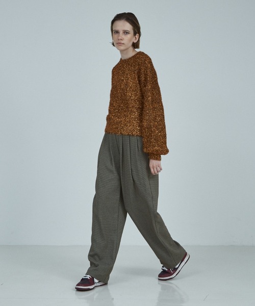 NOMINE（ノミネ）の「ラメシャギープルオーバー（ニット/セーター・レディース・ゴールド/ブロンズ/ブラック/ブルー・フリー）」の5枚目の写真