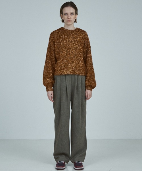 NOMINE（ノミネ）の「ラメシャギープルオーバー（ニット/セーター・レディース・ゴールド/ブロンズ/ブラック/ブルー・フリー）」の7枚目の写真