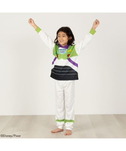 Disney(ディズニー)の「PIXAR ディズニー / ピクサー TOY STORY トイ・ストーリー バズ / コスチューム セットアップ ハロウィン(コスチューム/パーティーグッズ・キッズ・グリーン・100/110/120/130)」の3枚目の写真