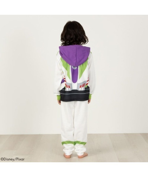 Disney(ディズニー)の「PIXAR ディズニー / ピクサー TOY STORY トイ・ストーリー バズ / コスチューム セットアップ ハロウィン(コスチューム/パーティーグッズ・キッズ・グリーン・100/110/120/130)」の6枚目の写真