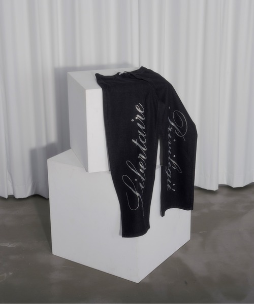 【AWL】Ellno de Mavie レタリングストーンデニム lettering stone denim / レタリングストーンデニム（デニムパンツ