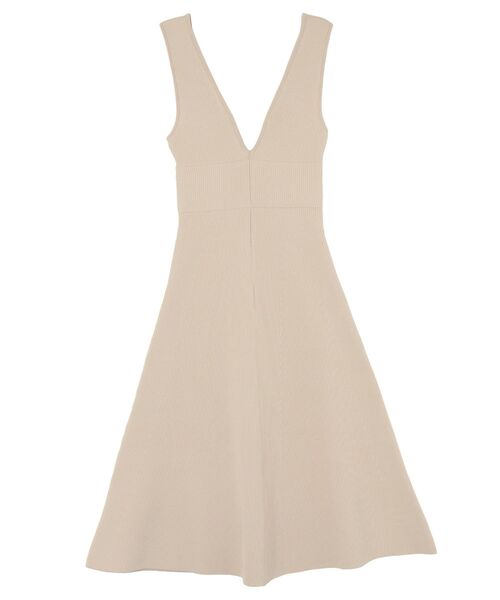 LAGUNAMOON（ラグナムーン）の「フォルムラインニットジャンパースカート（ジャンパースカート・レディース・アイボリー/ブラック/チャコールグレー・SMALL/MEDIUM）」の9枚目の写真