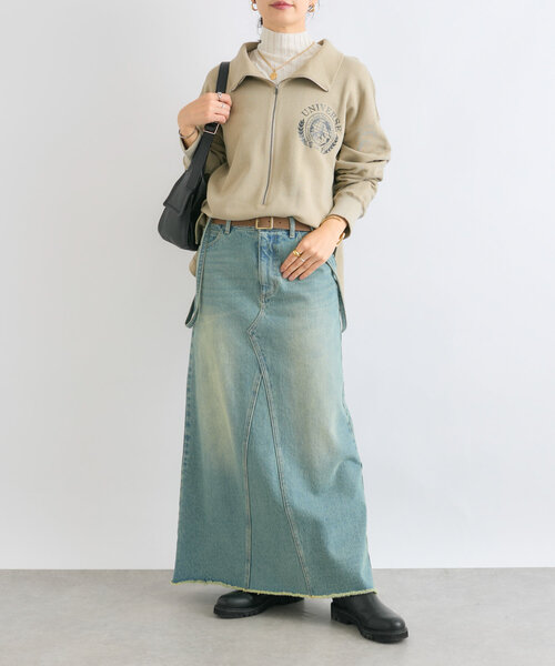 RIVE DROITE（リヴドロワ）の「ポケットワンショルバッグ（ショルダーバッグ・レディース・ダークブラウン/ブラック・FREE）」の6枚目の写真