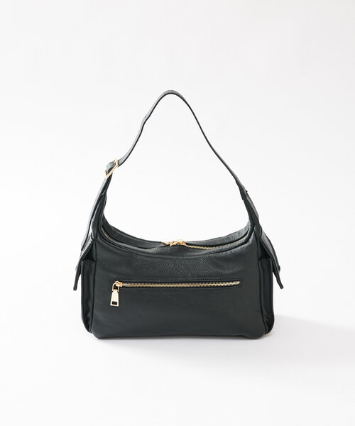 RIVE DROITE（リヴドロワ）の「ポケットワンショルバッグ（ショルダーバッグ・レディース・ダークブラウン/ブラック・FREE）」の10枚目の写真