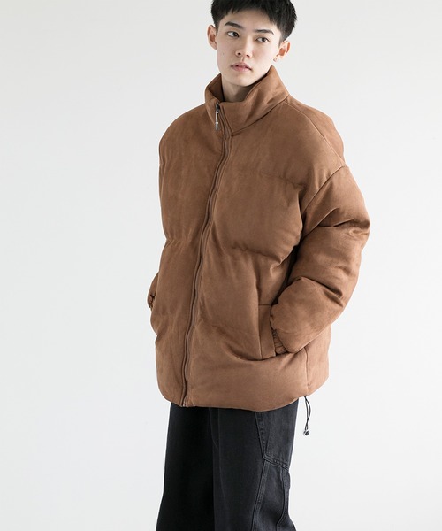 aimoha（アイモハ）の「aimoha men Suede Softshell Eco Down Jacket (AW)（ダウンジャケット/コート・メンズ・ホワイト/チョコ/ブラック/グレー・MEDIUM/X-LARGE/XX-LARGE/LARGE/XXX-LARGE）」の10枚目の写真