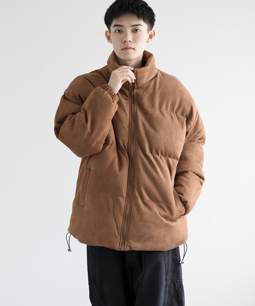 aimoha（アイモハ）の「aimoha men Suede Softshell Eco Down Jacket (AW)（ダウンジャケット/コート・メンズ・ホワイト/チョコ/ブラック/グレー・MEDIUM/X-LARGE/XX-LARGE/LARGE/XXX-LARGE）」の12枚目の写真
