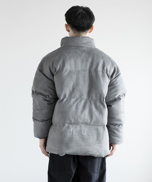 aimoha（アイモハ）の「aimoha men Suede Softshell Eco Down Jacket (AW)（ダウンジャケット/コート・メンズ・ホワイト/チョコ/ブラック/グレー・MEDIUM/X-LARGE/XX-LARGE/LARGE/XXX-LARGE）」の13枚目の写真