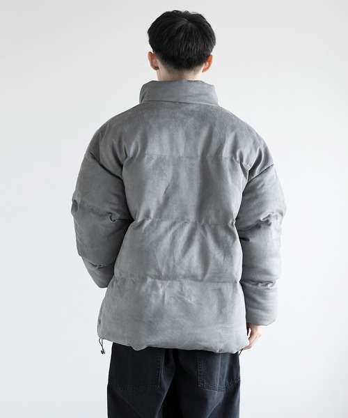 aimoha（アイモハ）の「aimoha men Suede Softshell Eco Down Jacket (AW)（ダウンジャケット/コート・メンズ・ホワイト/チョコ/ブラック/グレー・MEDIUM/X-LARGE/XX-LARGE/LARGE/XXX-LARGE）」の14枚目の写真
