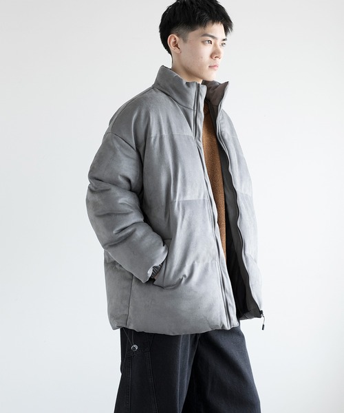 aimoha（アイモハ）の「aimoha men Suede Softshell Eco Down Jacket (AW)（ダウンジャケット/コート・メンズ・ホワイト/チョコ/ブラック/グレー・MEDIUM/X-LARGE/XX-LARGE/LARGE/XXX-LARGE）」の15枚目の写真