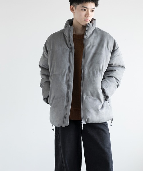 aimoha（アイモハ）の「aimoha men Suede Softshell Eco Down Jacket (AW)（ダウンジャケット/コート・メンズ・ホワイト/チョコ/ブラック/グレー・MEDIUM/X-LARGE/XX-LARGE/LARGE/XXX-LARGE）」の16枚目の写真