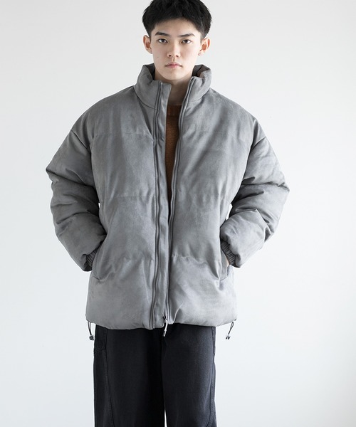 aimoha（アイモハ）の「aimoha men Suede Softshell Eco Down Jacket (AW)（ダウンジャケット/コート・メンズ・ホワイト/チョコ/ブラック/グレー・MEDIUM/X-LARGE/XX-LARGE/LARGE/XXX-LARGE）」の19枚目の写真