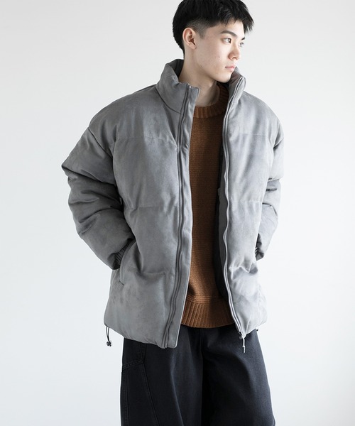 aimoha（アイモハ）の「aimoha men Suede Softshell Eco Down Jacket (AW)（ダウンジャケット/コート・メンズ・ホワイト/チョコ/ブラック/グレー・MEDIUM/X-LARGE/XX-LARGE/LARGE/XXX-LARGE）」の22枚目の写真