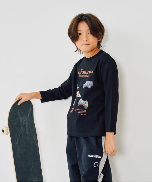 セール】マイフェイバリット転写プリントワイドロンT（Tシャツ