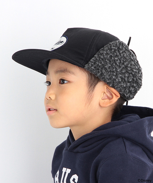 B:MING by BEAMS(ビーミングバイビームス)の「ビーミング by ビームス / ワッペンイヤーCAP(キャップ・キッズ・オリーブ/ネイビー・ONE SIZE)」の5枚目の写真