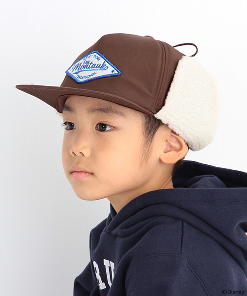 B:MING by BEAMS(ビーミングバイビームス)の「ビーミング by ビームス / ワッペンイヤーCAP(キャップ・キッズ・オリーブ/ネイビー・ONE SIZE)」の7枚目の写真
