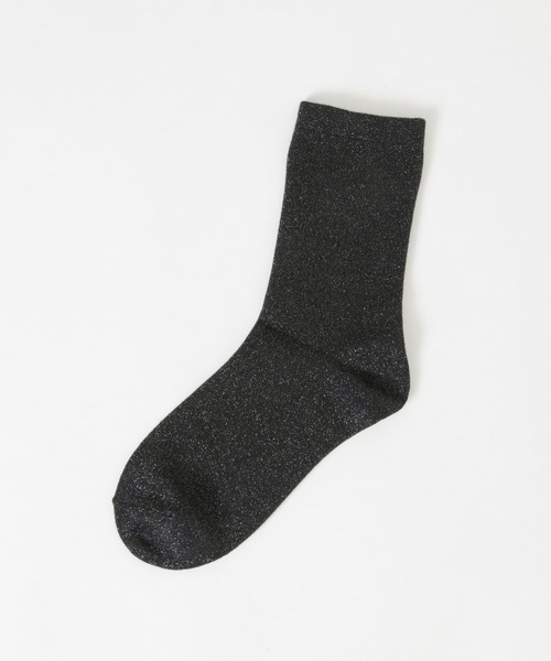 SMELLY(スメリー)の「ラメカラーソックス(ソックス/靴下・レディース・ライトブルー/ブラック/シルバー・22/25(85-100))」の14枚目の写真