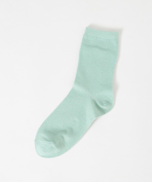 SMELLY(スメリー)の「ラメカラーソックス(ソックス/靴下・レディース・ライトブルー/ブラック/シルバー・22/25(85-100))」の16枚目の写真