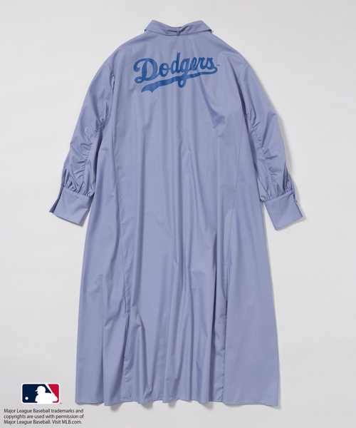 ROPE' PICNIC(ロペピクニック)の「【MLB COLLECTION BY JUN】リボンタイシャツワンピース(ワンピース・レディース・ネイビー/サックスブルー/ブルー・38)」の22枚目の写真